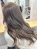 【伸ばし中の方におすすめ】 透明感カラー＋ミルボン3step TR　［八王子］
