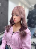 アース 恵比寿店(HAIR&MAKE EARTH)&nbsp;くすみピンクで魅せる艶カラー♪