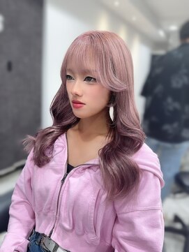 アース 恵比寿店(HAIR&MAKE EARTH) くすみピンクで魅せる艶カラー♪