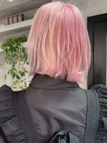 アポロ 横浜駅店(apollo) xカラー/ホワイトグレージュ/レイヤーカット/チェリーブラウン