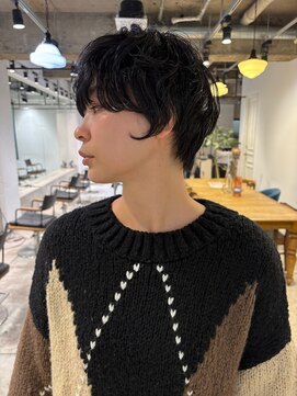 【kacho】マッシュショートパーマ