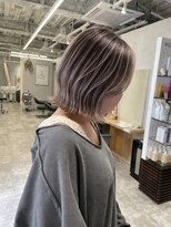 アヴァンス 京橋店(AVANCE)&nbsp;京橋/アンブレラカラー/ピンクベージュ/イメチェン/前髪