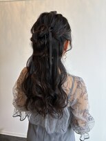 ヘアセット専門サロン by OKINAWA WATABE WEDDING 那覇店 ハーフアップ