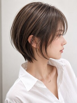 ザ シー 橋本(The C) 20代30代40代50代ナチュラル大人可愛いレイヤーショートボブ