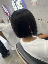 フラワーバイ ビーガーデン(FLOWER by B.GARDEN)&nbsp;切りっぱなしボブ縮毛矯正