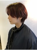 Aimee レッドピンク×スッキリショート