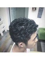 ヘアースペース 練馬店(hair space COCO) リバースのパーマスタイル、ツーブロック