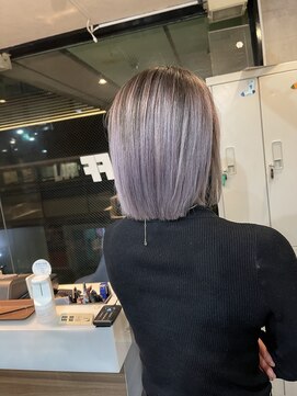 ラフ(LAFF) #黒髪#ボブルフ#ネビージュ#小顔#ワンレン