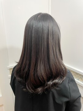 ティージェイ天気予報 1ポ 四日市店(TJ) 髪質改善水素カラー/艶髪/ダークブラウン/TJ天気予報