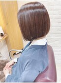 艶感☆こなれ切りっぱなしボブ