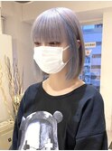 ホワイトシルバー&インナーライトブルー