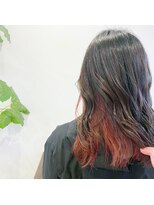 カトレア ストリート店&nbsp;インナーカラーレッド