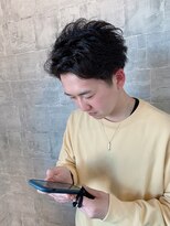 リル(lil)&nbsp;メンズパーマ【イルミナカラー/宇都宮美容室/鹿沼美容室】