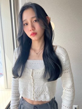 ボタン ハカタ(VOTAN hakata) 【YU_KA】韓国ヘア×ブルーブラック