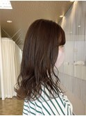 透明感カラー(^^)
