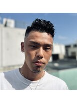 ザ フェイダーズ(The Faderz) 束感ツーブロックマッシュスキンフェードアップバング73ショート