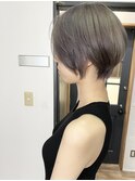 前下がりマッシュショート