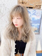 ヴィムヘアー 泡瀬店(VIM hair) 20代/30代/かわいいミルクティーベージュカラー