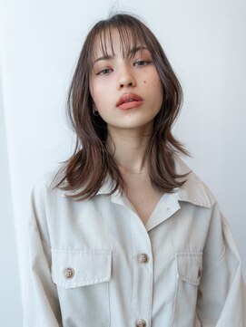 イオ 本厚木(io) くびれレイヤーシースルーバング似合わせカットイメチェン小顔