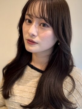 ローネス ギンザ(LONESS ginza) レイヤー/顔まわりカット/グレージュ/暗めカラー/韓国/髪質改善