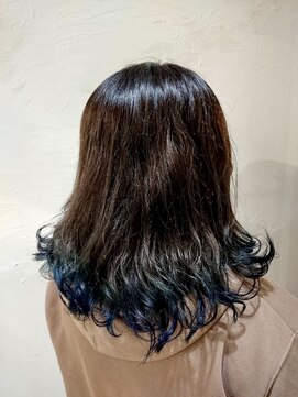 ノーム セカンド(NO-MU 2nd) 裾カラー×イルミナカラー　ディープシー