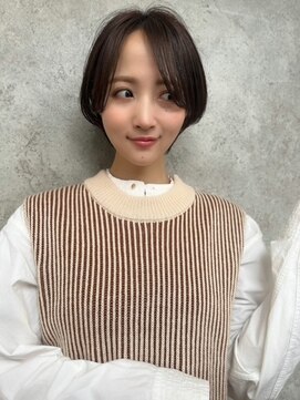 アンバー 池袋(amber) ハイトーンカラー/ブリーチ/前髪/ハンサムショート[池袋駅]