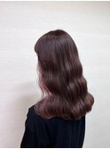 【minim×りの】イヤリングカラーピンクベージュ
