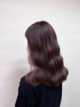 ミニム ヘアー(minim hair) 【minim×りの】イヤリングカラーピンクベージュ
