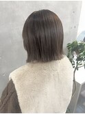 髪質改善カラー×シアーベージュ