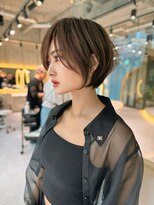 ロンドブルーム 天神大名店(Lond Bloom)&nbsp;大人美人ショート/小顔に見せるヘア/ネビージュ/ボブルフ/福岡