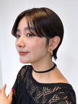 アルバム 池袋(ALBUM) オリーブカラー透明感カラー秋色黒髪小顔_ba472484