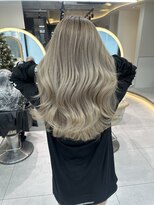 ロンドメリア 天神大名店(Lond Melia) ★ミディアムヘア暗めカラーグランマッシュデザインカラー艶髪★