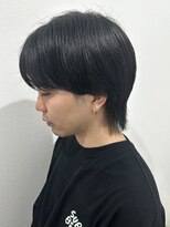 ヒュイル バイ ニアウ(Hwyl by Niau) メンズシースルーマッシュウルフパーマニュアンスパーマ