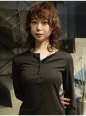 【 松井 隆人 】ミディアムパーマ　レイヤー　前髪あり