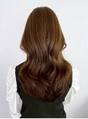 くびれヘア顔周りレイヤー美髪韓国ヘアロング_ba550121