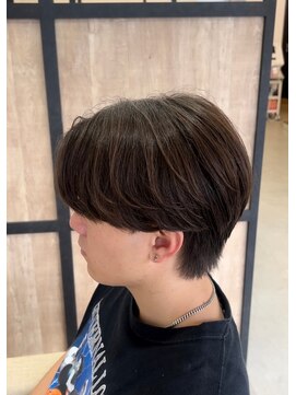 エッジ(EDGE) 大分メンズ毛流れニュアンスノーマルパーマ刈らないショート