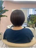 マッシュショート/レイヤーボブ/大人ショート/ウェーブヘア