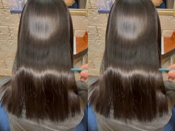 シュモレポルターレ(Shumore portare)の写真/湿気やうねり対策に◎ネオリシオ縮毛矯正で柔らか質感が叶う*[東雲駅/豊洲駅/縮毛矯正/髪質改善/白髪染め]