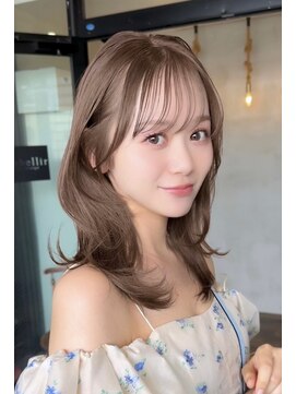 アンベリール 大名(Embellir) ミディアムレイヤーカット　韓国レイヤー