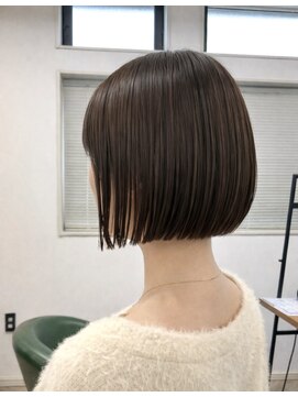 ハイプ(hipe) 丸みボブ×柔らかストレートパーマ◎