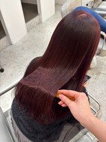 ジーナ メゾン 札幌(Zina Maison) ブリーチなしボルドーカラー*髪質改善TR*Zina Maison札幌