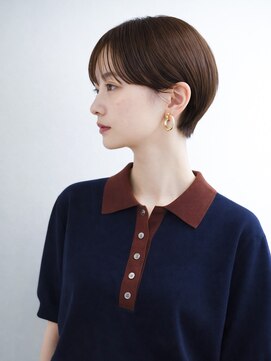 キビト(kibito) 簡単スタイリングショート大人ショートダークブラウン