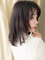 モッズヘア 越谷(mod's hair)&nbsp;大人美人顔周りカットミディアムレイヤーウルフX越谷30代40代