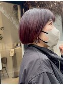 イメチェン/ツヤ髪ボブ[青山/表参道/白髪ぼかし/縮毛矯正]