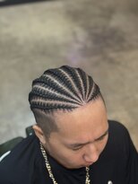 フランクスバーバーリザーブ 人形町店(FRANK’S BARBER RESERVE)&nbsp;ストレートコーンロウ　MB