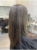 大人の素敵な地毛にハイライト！福岡ハイライト/福岡白髪ぼかし