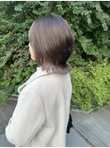 【似合わせ◎】クリアグレージュ×ミニウルフ