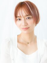 ドクターズ サロン ラブ(Dr's Salon LAB) ダブルカラー前下がりショートヘルシースタイルg古河10代20代