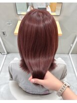 ナビ 船橋駅(nabi) ブリーチなしWカラーでつくるボルドーカラー