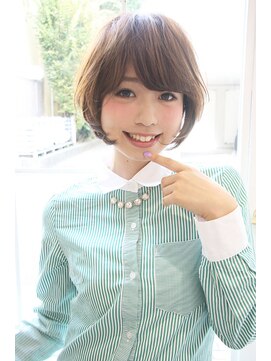 マイア 川崎駅店(hair saloon maia) 大人かわいい♪小顔ふんわりショート(*^_^*)